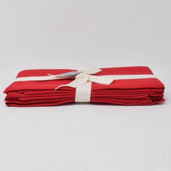 Pier 1 Classic Buffet Napkins Red Set of 4  New Special Occasion Holiday Love - Picture 6 of 13